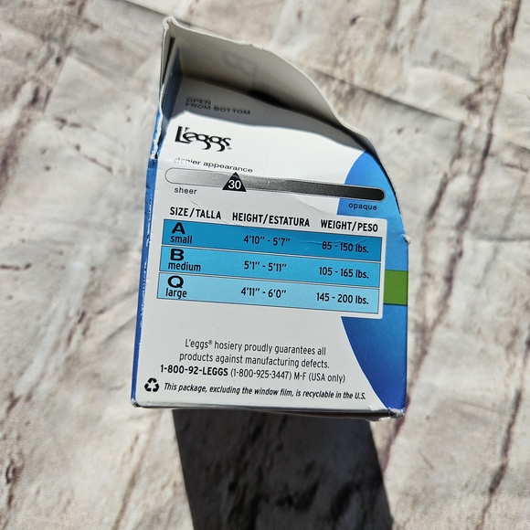 L'eggs Sheer Energy Medium Support Leg Hosiery - Blue - Picture 4 of 5